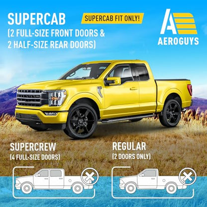 Extra Durable Window Deflectors in (4 Count)