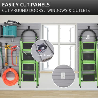 Slat Wall Paneling Garage Wall Organizer