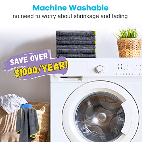 Glass Polishing Streak Free Miracle Cleaning Cloth (6 Count)