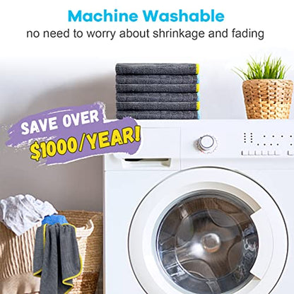 Glass Polishing Streak Free Miracle Cleaning Cloth (6 Count)