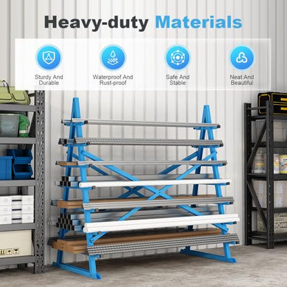 7 Tier Horizontal Storage Rack