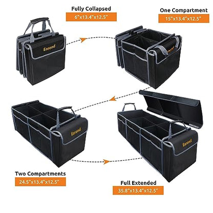Car Trunk Organizer with Lid