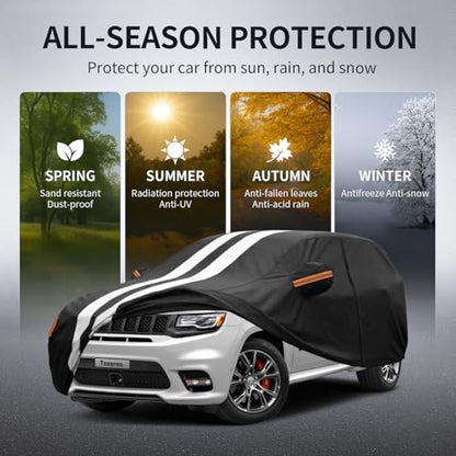 Multi Layer Car Cover Custom Fit for Jeep Grand Cherokee
