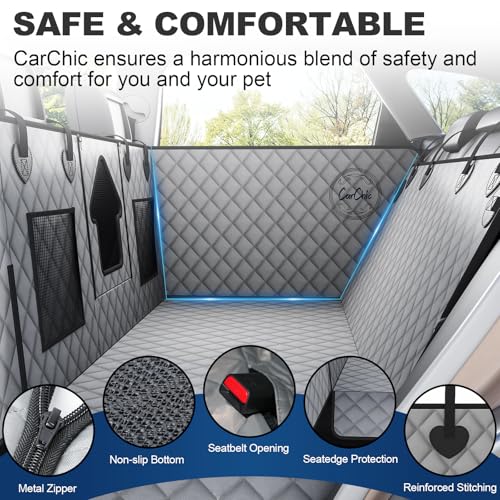 Dog Car Seat Cover for Back Seat