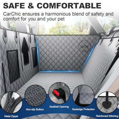 Dog Car Seat Cover for Back Seat