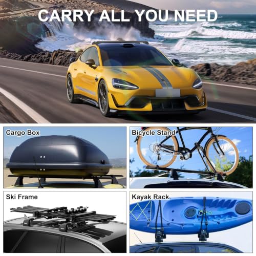 43inch Universal Car Roof Rack (2 Count)