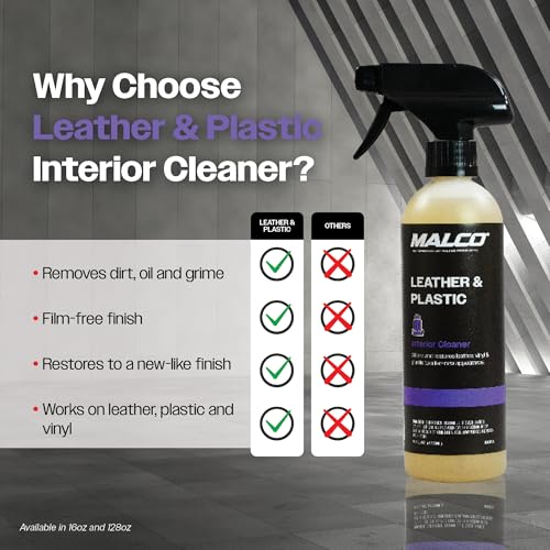 Leather & Plastic Cleaner for Automotive Interior Surfaces (16 Fl Oz)