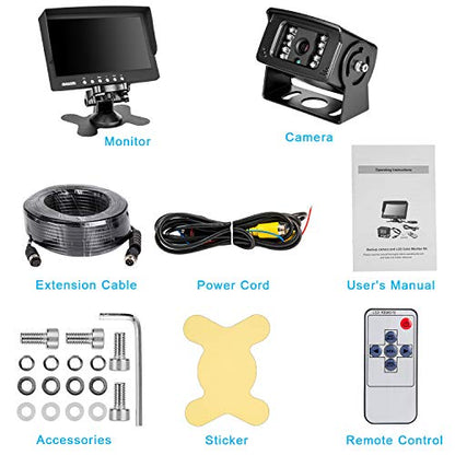 Truck Backup Camera Monitor kit