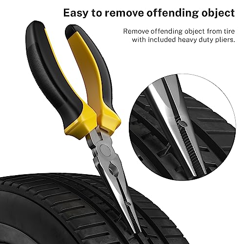 Flat Tire Repair Kit with Plugs 31pcs