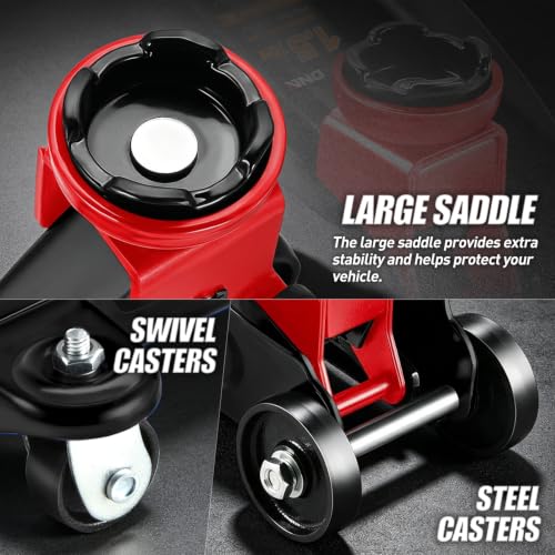 1.5 Ton Car Floor Jack Low Profile Hydraulic Trolley Service