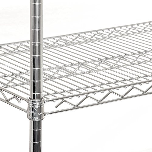 UltraDurable Heavy Duty NSF Solid Steel Wire Rack Storage Unit Organizer for Garage