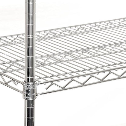 UltraDurable Heavy Duty NSF Solid Steel Wire Rack Storage Unit Organizer for Garage