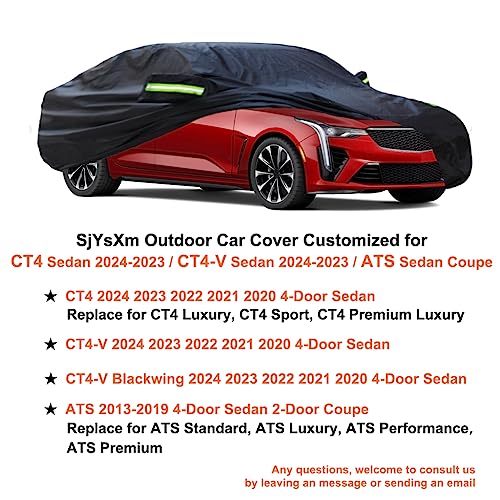 Custom Car Cover Compatible with Cadillac CT4