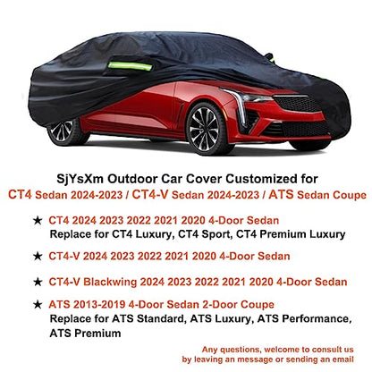 Custom Car Cover Compatible with Cadillac CT4