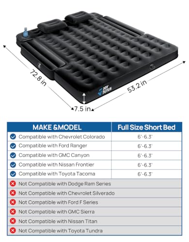 Truck Bed Air Mattress with Built