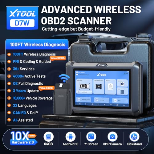 D7W Wireles Bidirectional OBD2 Scanner Diagnostic Tool Ver. of D7