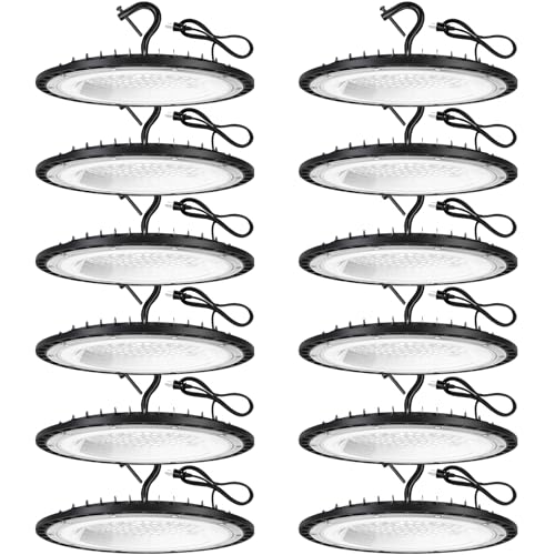 12 Pack 100W UFO Led High Bay Light Fixture (12 Count)