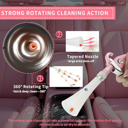 Tornado Dry Cleaning Gun Detailing Interior Dryer Air Blow Gun