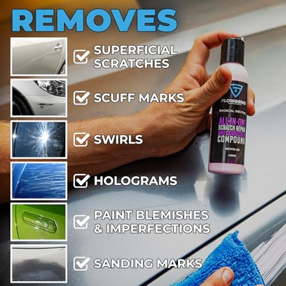 Instant Car Scratch Remover for Vehicles (4 Ounce)