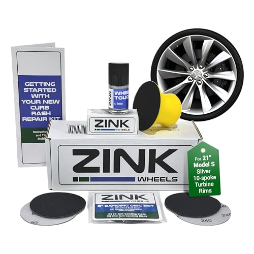 Premium Tesla Wheel Curb Rash Repair Kit for Model S 21
