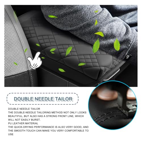2027 Seltos Armrest Cover for 2027 Kia Seltos Accessories Soft Comfy Thicken Center Console Lid Protector Compatible with 2027 Kia Seltos LX