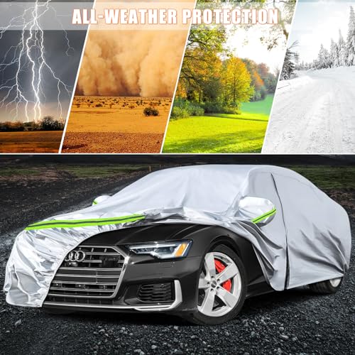 6 Layers Silver Waterproof Car Covers Replace for 2004