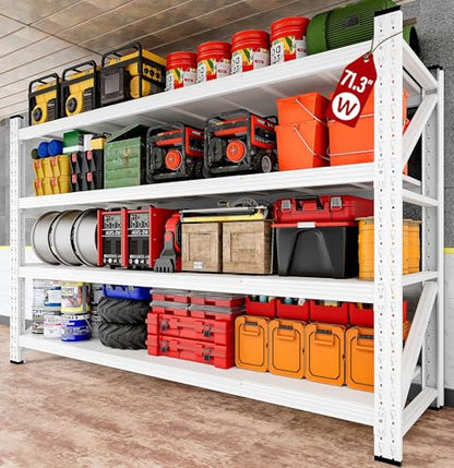 71.3" Wide Heavy Duty Garage Shelving Units
