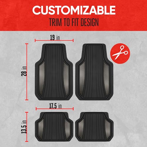 ChromeTech Car Floor Mats Full Set