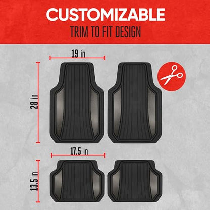 ChromeTech Car Floor Mats Full Set