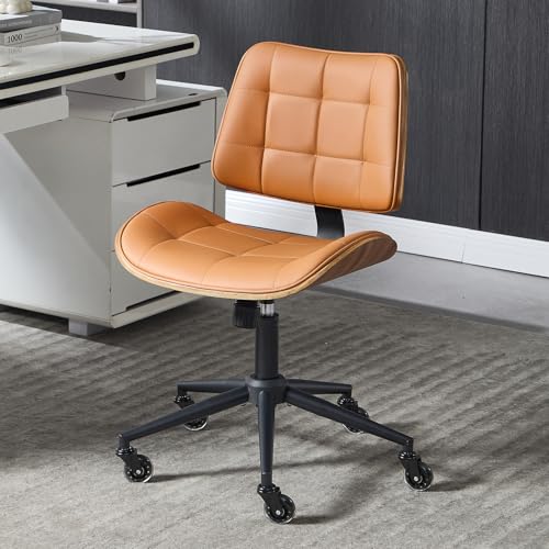 Home Office Desk Chair with Rubber Wheels