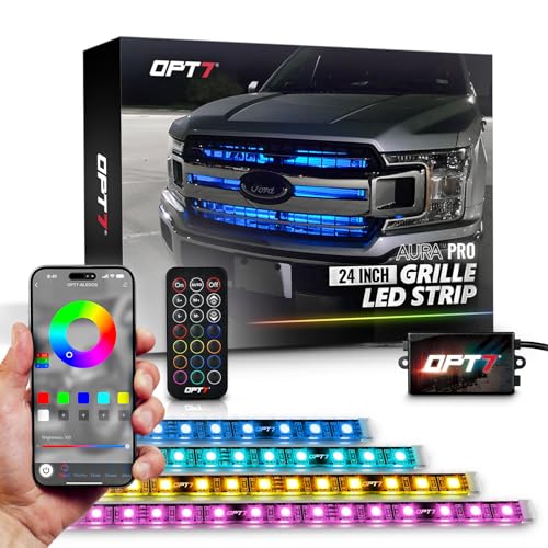 Aura Pro RGB Grille Accent Lights 24" with App & Remote Control (4 Count)