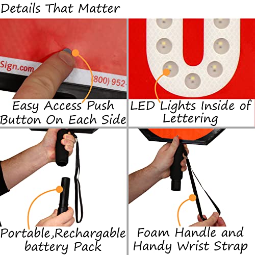 24" LED Stop Slow Paddle