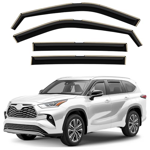 Window Deflectors Smoke Tinted in (4 Count)