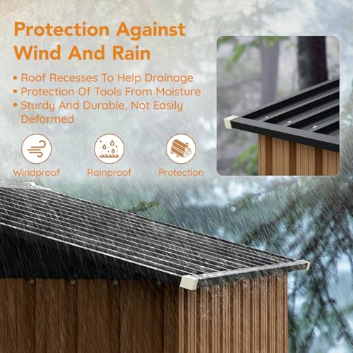 6X4FT Garden Storage Shed