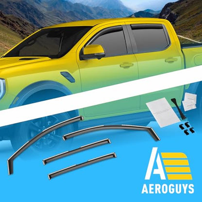 Extra Durable Window Deflectors in (4 Count)