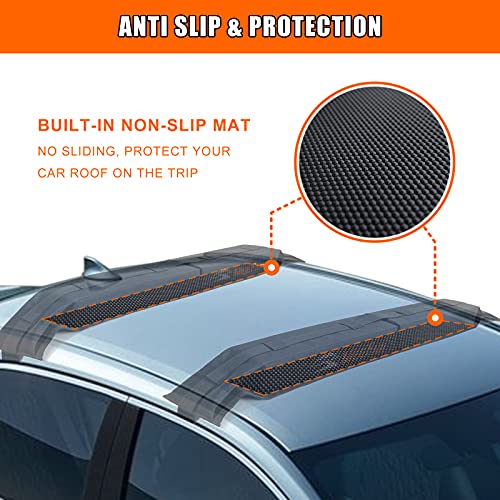 Kayak Car Roof Rack Pad for Kayak Surfboard SUP Canoe Soft Roof Rack Pads