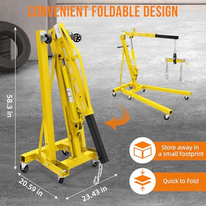 Engine Hoist with Lever