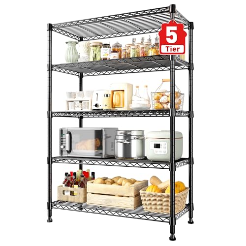 31.5" W 5 Tier Storage Shelves