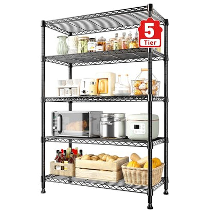 31.5" W 5 Tier Storage Shelves