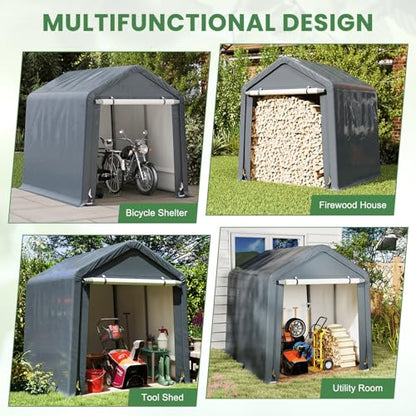8x6.5Ft Portable Shed