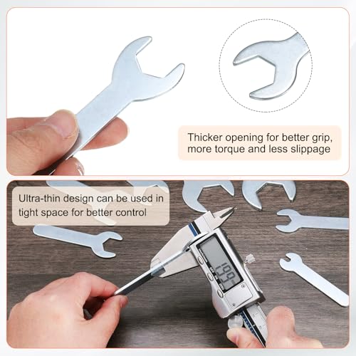 10pcs Small Wrench Open End Wrench 22x126x2.8mm Metric U (10 Count)
