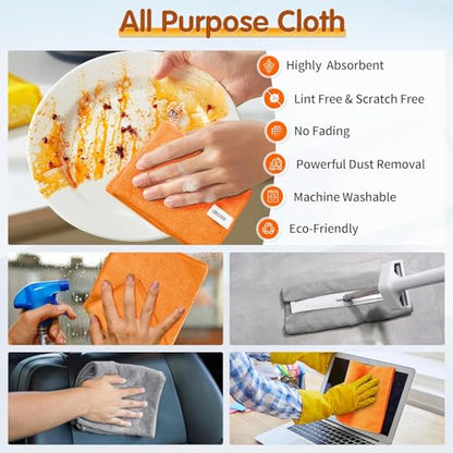 Microfiber Cleaning Cloth (50 Count)