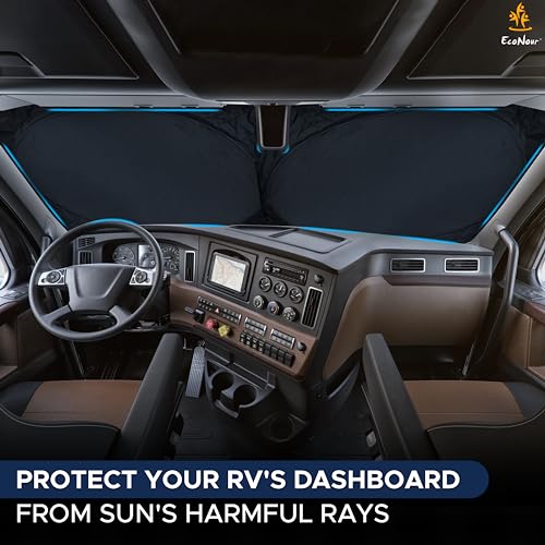 RV Windshield Sun Shade