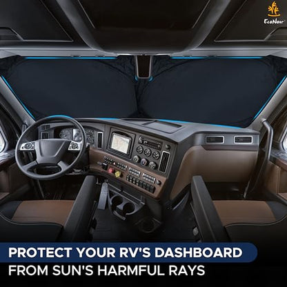 RV Windshield Sun Shade