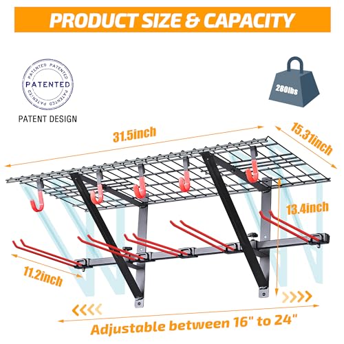 Wall Mounted Ski and Snowboard Storage Rack