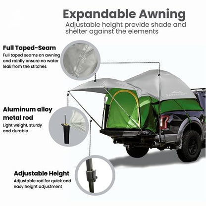 Compact Truck Bed Tent 5.0'
