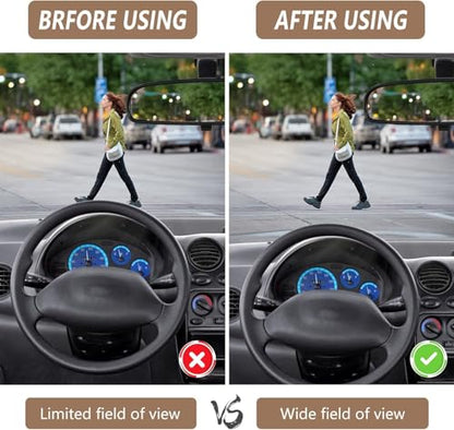 2PCS Car Seat Cushion Pad 1.2" Thick Comfort Seat Protector for Car Driver Seat Office Chair Home Use Memory Foam Seat Cushion with Non Slip Bottom