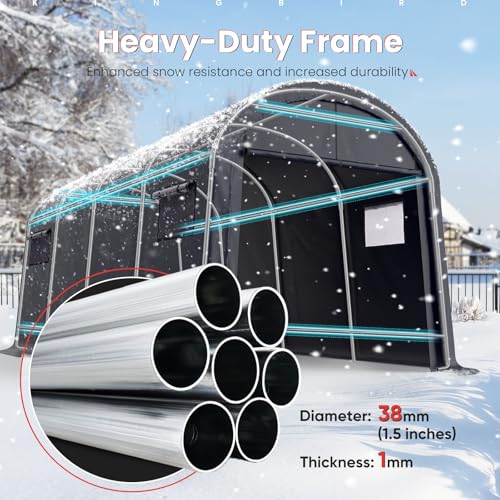 10' x 20' Carport Shelter with Roll