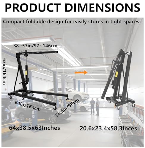 2 Ton Hydraulic Engine Hoist