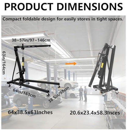2 Ton Hydraulic Engine Hoist